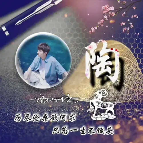 微信头像姓氏头像,十几款高清霸气3d艺术签名头像,有你的吗