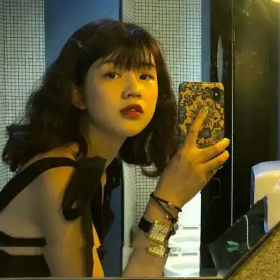 网红好看的社会女头时尚网红微信头像