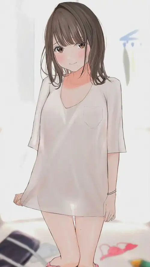 插画欣赏uiri劳斯的害羞性感短发girl二次元女生