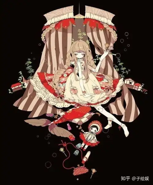 keeggy丨绘本风傀儡少女