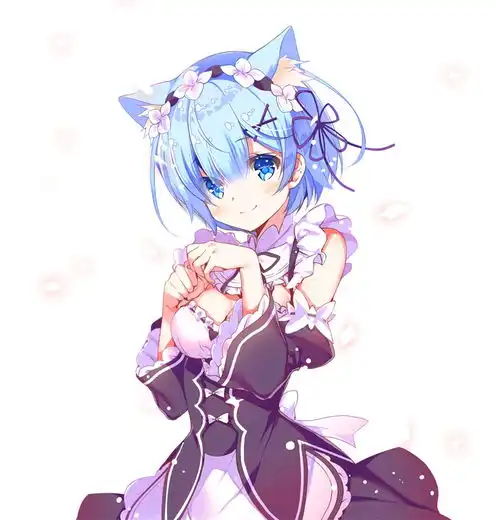 二次元猫头像高清帅气