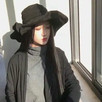 酷酷的戴帽子头像社会女戴帽子霸气范