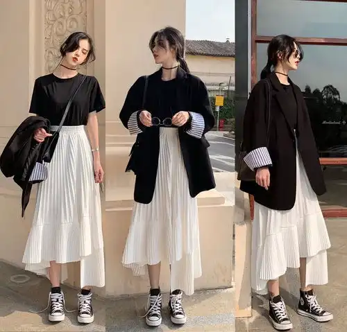 日常百搭雪纺半身裙夏天既要舒适,也要仙气飘飘