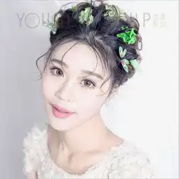 韩式小清新新娘发型展现清纯可爱的美
