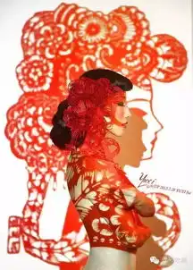 当剪纸遇上女人,竟是如此迷人