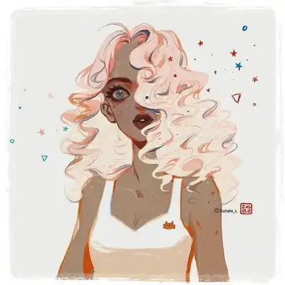 插画头像zulala作品盐派小姐女生头像我要个性网
