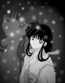 动漫中高冷漂亮的女角色图片要黑白的