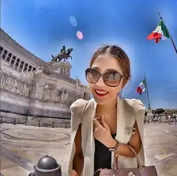 泰国美女空姐环游世界竟然都是p的,真是内心强大