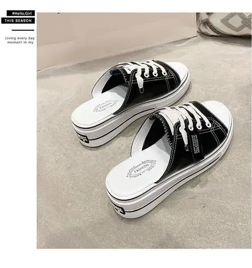 小童马厚底凉拖鞋女2020夏季新款松糕底真皮女鞋韩版一字拖女外穿百搭潮a