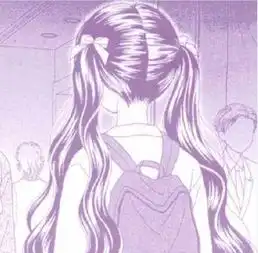 库洛米紫色头像女卡通简