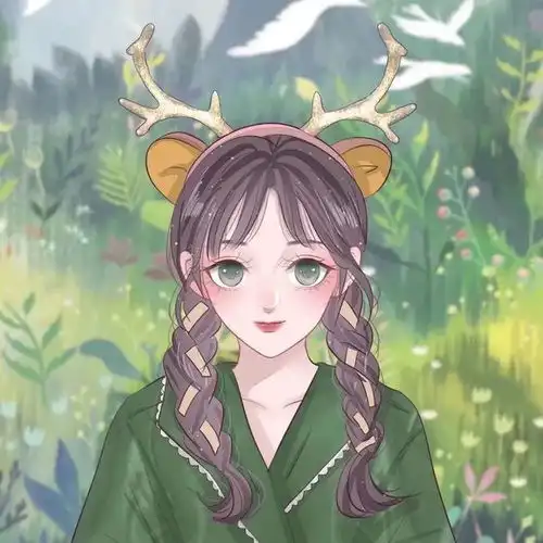 可爱卡通闺蜜头像动漫真人风格闺蜜头像