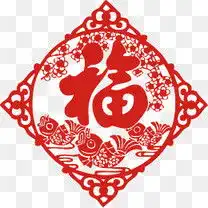 年年有余剪纸窗花剪纸素材图片免费下载高清节日素材psd千库网图片编号6285767