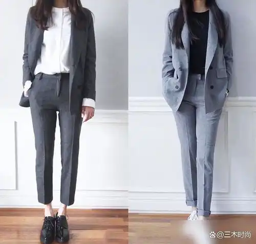 西装,曾经是无数职场女性踏进办公室的标配