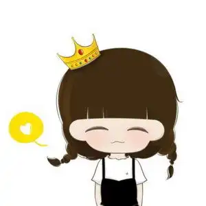 甜萌小仙女卡通微信头像

