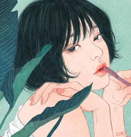三只猫的相册韩国插画师zipcy梁世恩,美好又性感