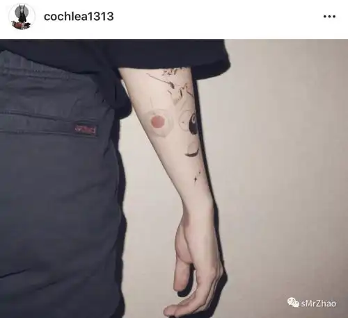 smrzhao纹身推荐第154期黑白动漫黑魔法少女森系纹身