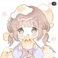 动漫卡通可爱的大眼睛小女孩头像图片