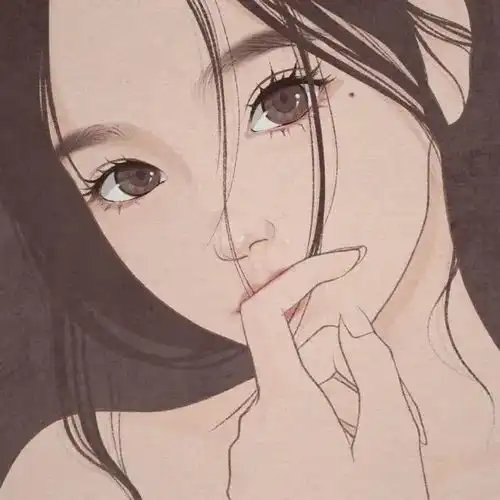 cg原画插画教程超好看的初恋风女孩子头像插画