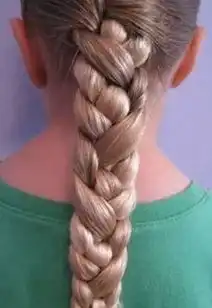 2款小孩子可爱的编发发型图解