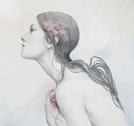他被称为最会画女人肖像的插画师,唯美忧伤中带着个性