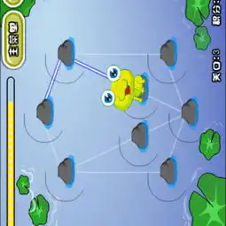 青蛙跳水卡通
