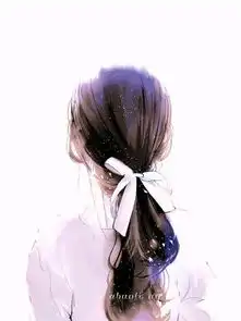 唯美的女生背面的照片