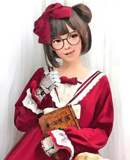 有人知道这个女孩像谁吗这不是漫画人物,是真人