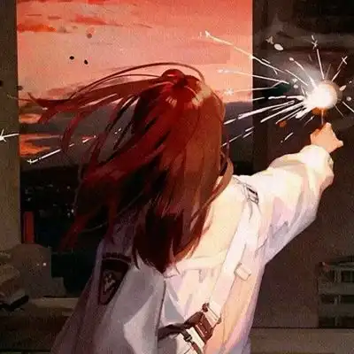 可爱星空女生头像卡通卡