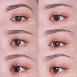 拱眉平眉弯月眉根据脸型和风格挑眉形,一篇科普贴教会你