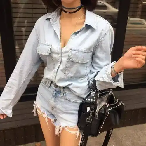 早秋穿衣搭配短发女生的优雅日记