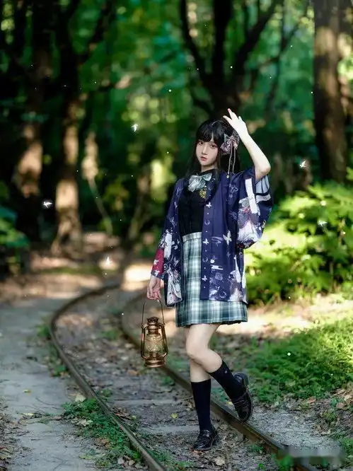 jk私影羽织与制服少女