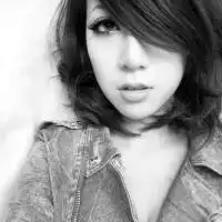 黑白女生头像头像图片冯