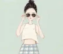 好看的头像女生手绘头像