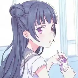 qq头像女生唯美睡趴动漫