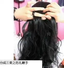 编发教程韩国美女编发天图解