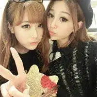 女生闺蜜姐妹头像小苹果