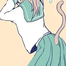 求几张蓝色系的动漫头像女生的多一点