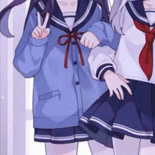 有哪些少女心动漫闺蜜头像无水印