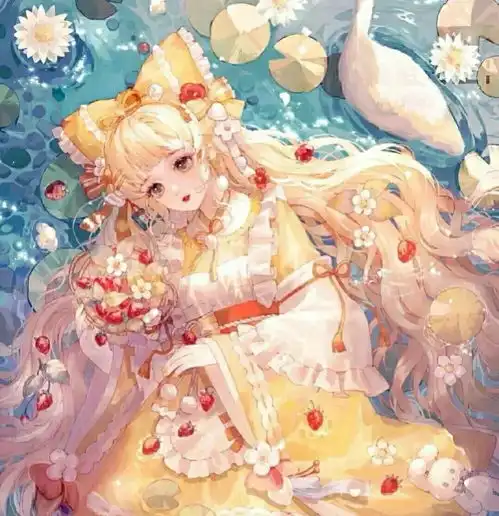 女生头像他的鱼塘太挤了
