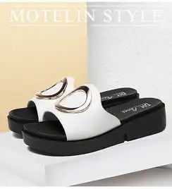 盾狐新款夏季时尚平底平跟一字拖防滑女鞋韩版休闲凉拖鞋子1801