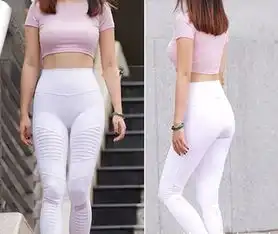 紧身裤美女丰腴翘臀成熟味道的美女气质出众