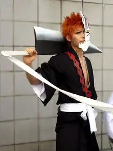 求黑崎一护虚化后的cos