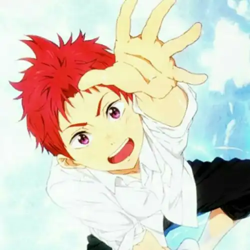 卡通红色头像女阿里嘎多