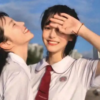 双人闺蜜头像女真人男生