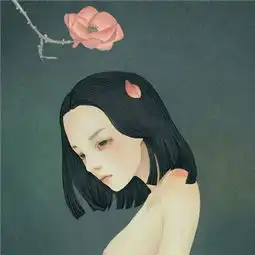 美女手绘素描头像唯美伤感我想余生伴你哪怕只是朋友