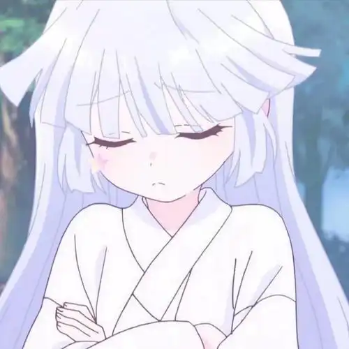 头像女生卡通韩版闭眼