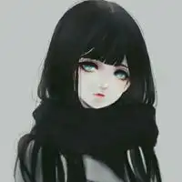 超酷黑色系女生头像闺蜜头像