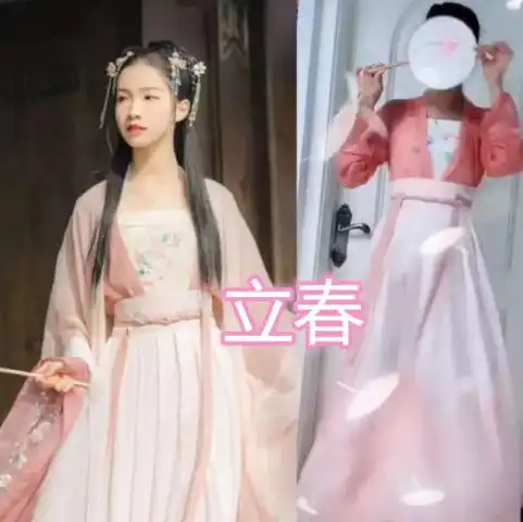 听说齐胸汉服烂大街这4款齐腰汉服,贫民窟女孩的专属