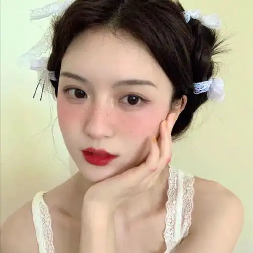 夕阳氛围感女生头像