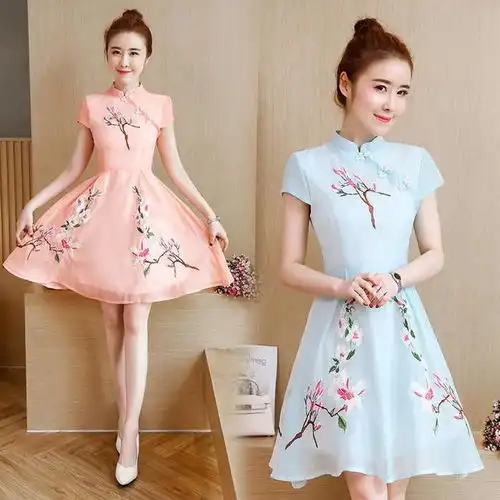 美的不重样的连衣裙,仙气飘飘靓美人,精致洋气美的不像话